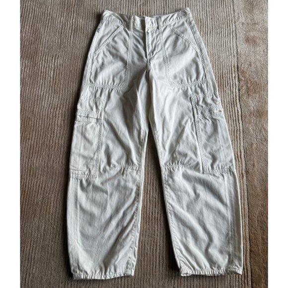 Citizens of Humanity Marcelle Low Rise Barrel Cargo Pants Pashmina Size 25 - Picture 9 of 12